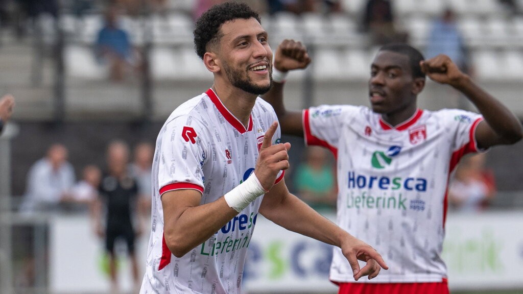 Noordwijk-spits Ilias Latif: zeven doelpunten in zeven competitieduels, focus op duurzaamheid